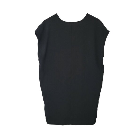 Banana Republic V-Neck Shift Dress Womens Size S Black Sleeveless - Picture 2 of 8